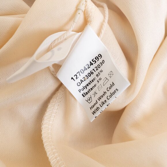 COMMENSE Granite Tie Dye Mesh Ruched Midi Dress Watercolor Abstract Pattern - Picture 13 of 14